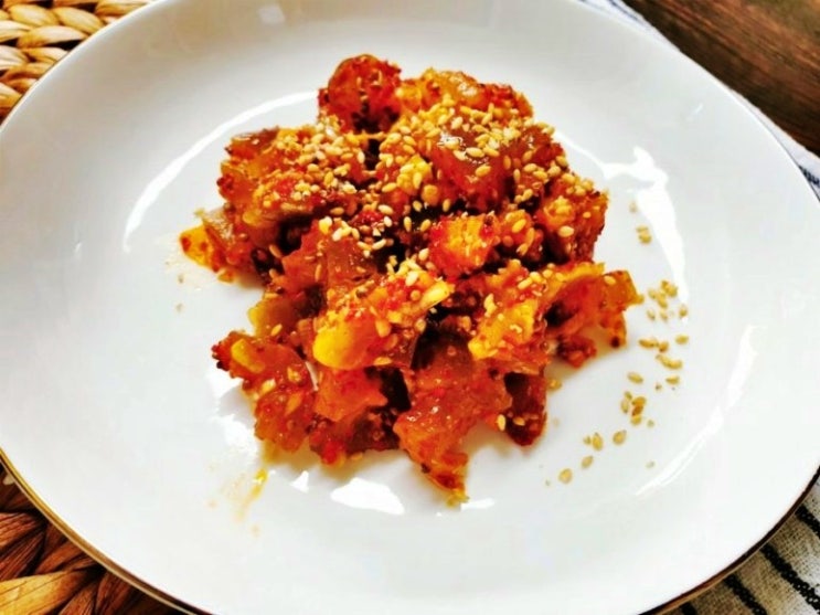  여름반찬 울외장아찌무침 간단한 밑반찬 만들기 울외장아찌 나라즈케
