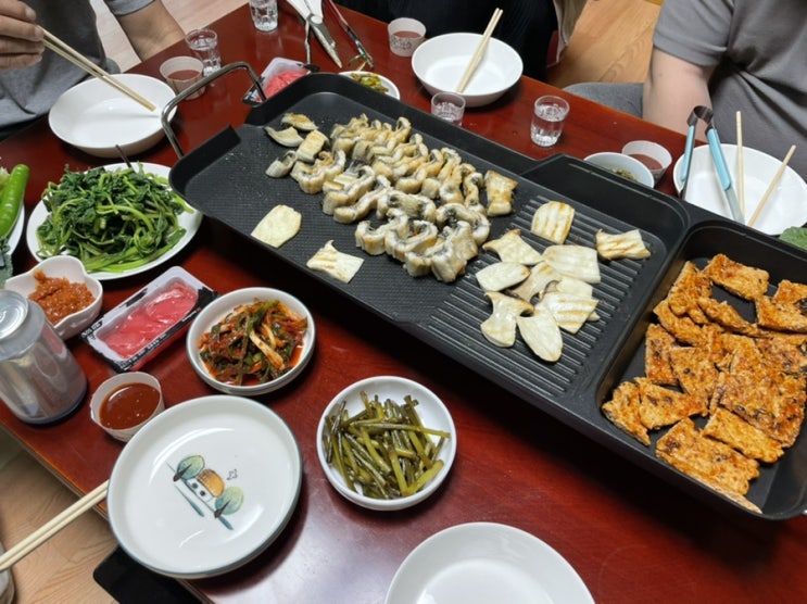  2022년 5월 7일 - 세달만에 친정식구들과 저녁만찬! 장어구이, 닭불고기