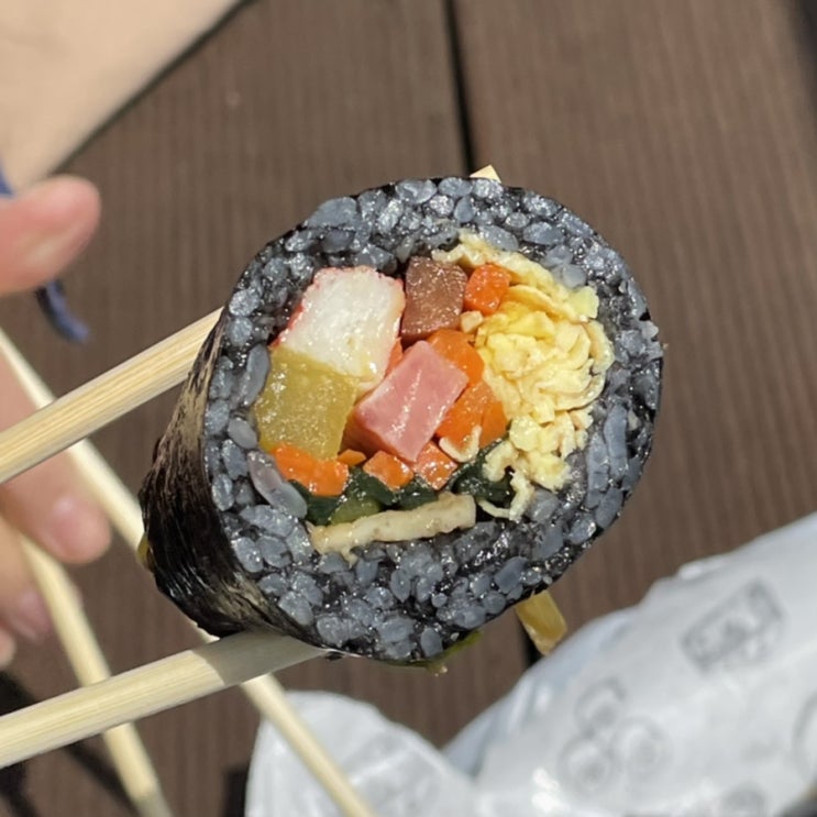  [울릉도] 명이김밥, 저동항 맛집 | 아리랑김밥