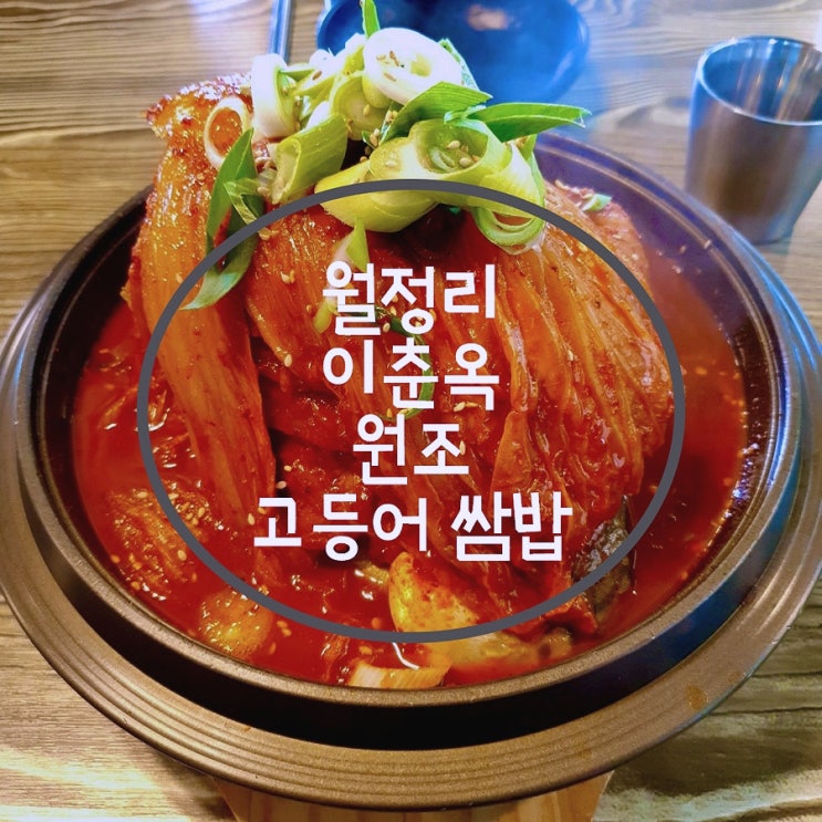  제주 공항 근처 가볼만 한 맛집 월정리이춘옥원조고등어쌈밥