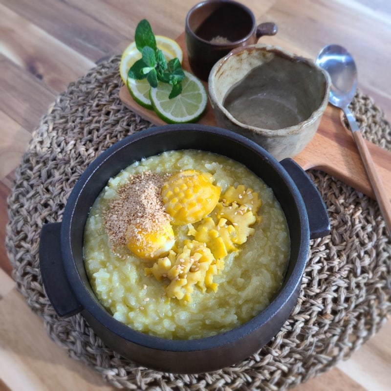 류수영 전복죽 레시피, 냉동전복요리 전복내장죽 끓이는법!