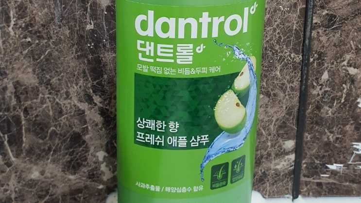  내돈내산 가성비 좋은 지성샴푸 추천 - 댄트롤 프레쉬 애플 샴푸
