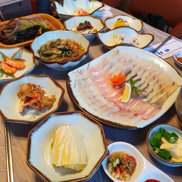  포항환여동횟집추천 단체모임가능한 바다채횟집 #포항여행