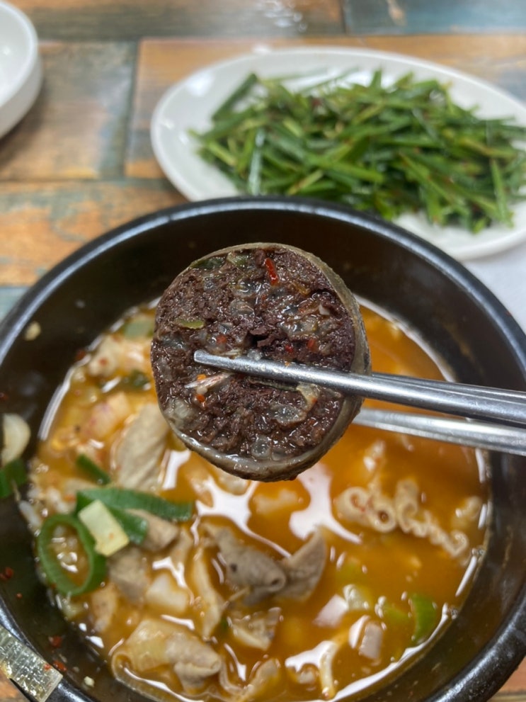  전주 남부시장 순대국밥집 '옛날 피순대' (위치/영업시간/가격/메뉴/서비스)