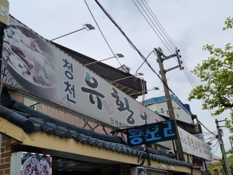  부평단체모임,가족모임하기 좋은 오리로스맛집 #청천유황오리