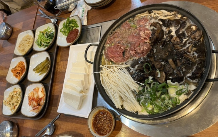  [단양] 도담삼봉 수제 두부전골 맛집 '가마솥 손두부'