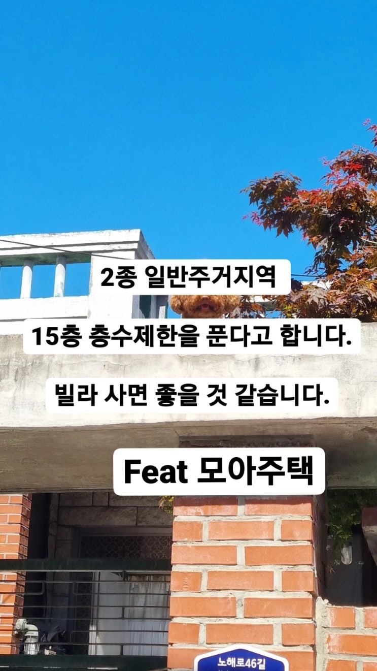 <가로주택정비사업,15층수제한> 모아주택 안내서가 나왔습니다!