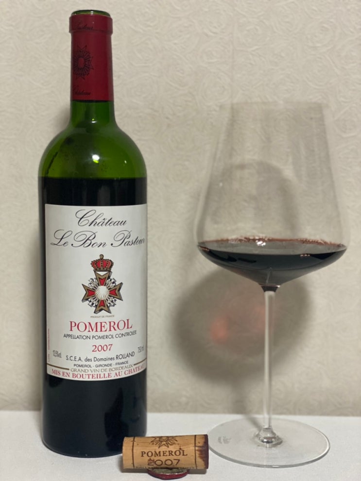  Chateau Le Bon Pasteur, Pomerol 2007