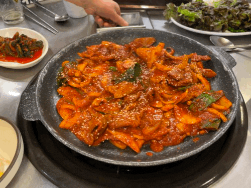  서울 강동구 길동ㅣ길동역ㅣ대관령생고기ㅣ길동먹자골목ㅣ오겹살 오삼불고기 맛집