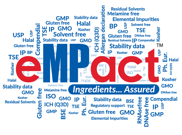 eMPact - GMP 등급 Chemicals