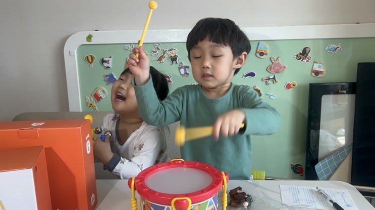  4세책 추천 플레이송스홈 아기전집 유아교구 마칭드럼
