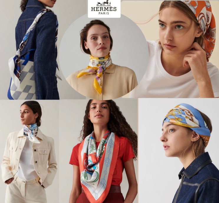 에르메스 Cliquetis 스카프 HERMES Cliquetis scarf 90