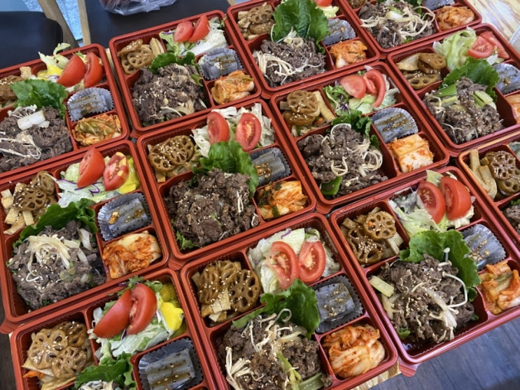  수원도시락 림과 함께 소불고기 도시락 요즘 매장 근황