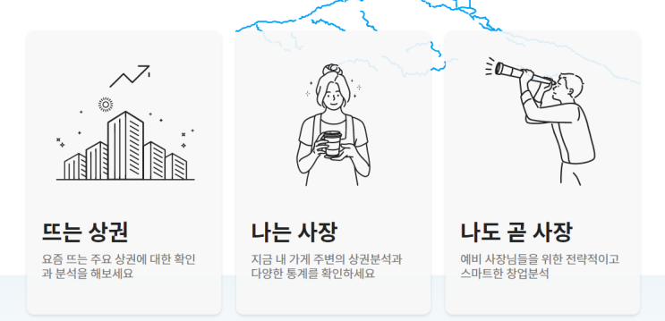  상권정보를 편리하고 쉽게 한눈에!