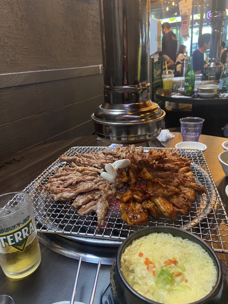  [양산] 숯불에닭 - 숯불에 구워먹는 닭갈비와 목살 냠냠