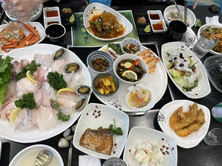  대전유성횟집 보물섬수산 보물섬 한상차림 코스 후기 : 유성회식장소, 유성가족모임장소 추천(룸있음)