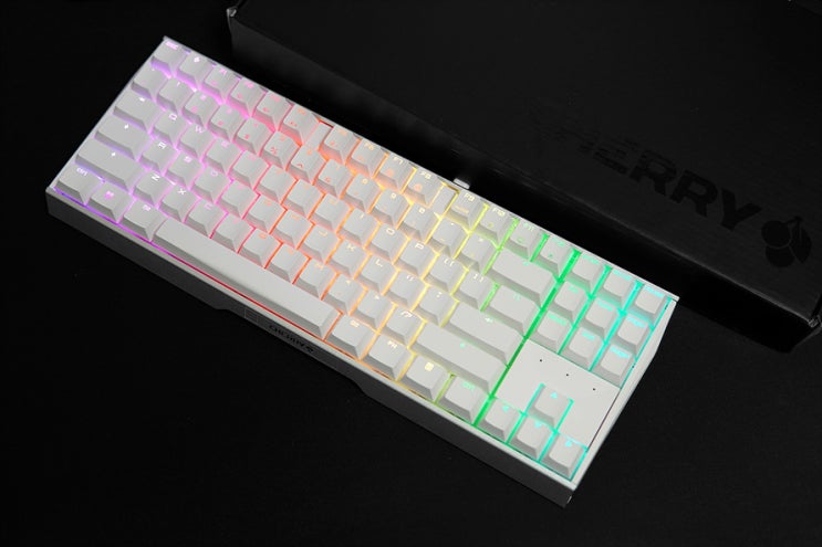  텐키리스 출격 체리 MX BOARD 3.0S TKL RGB 화이트 기계식 키보드