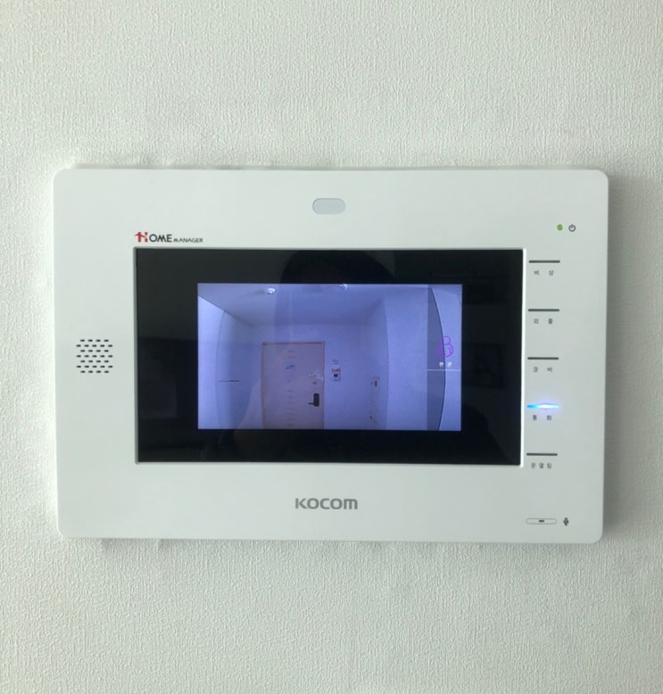  용인 처인구 삼가동 행정타운늘푸른오스카빌2단지 코콤 비디오폰 K6B VP-70A 설치 후기