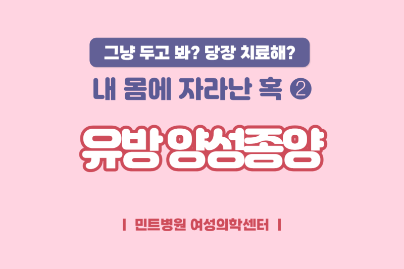 한강로동 유방외과 악성양성종양 적절한 치료 4