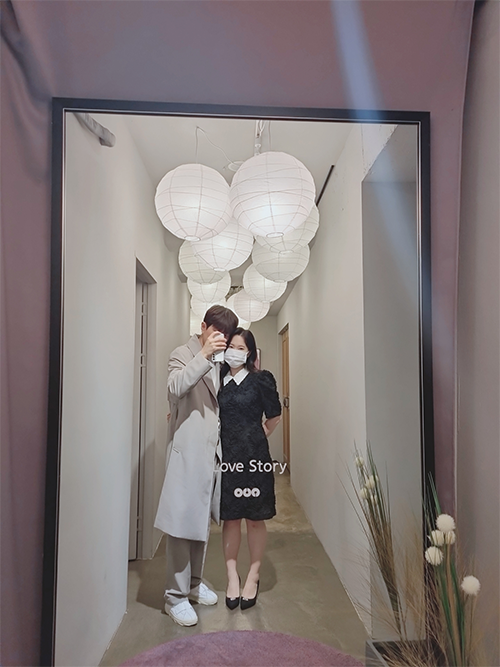  웨딩 식중인터뷰 아워스토리에서 촬영~