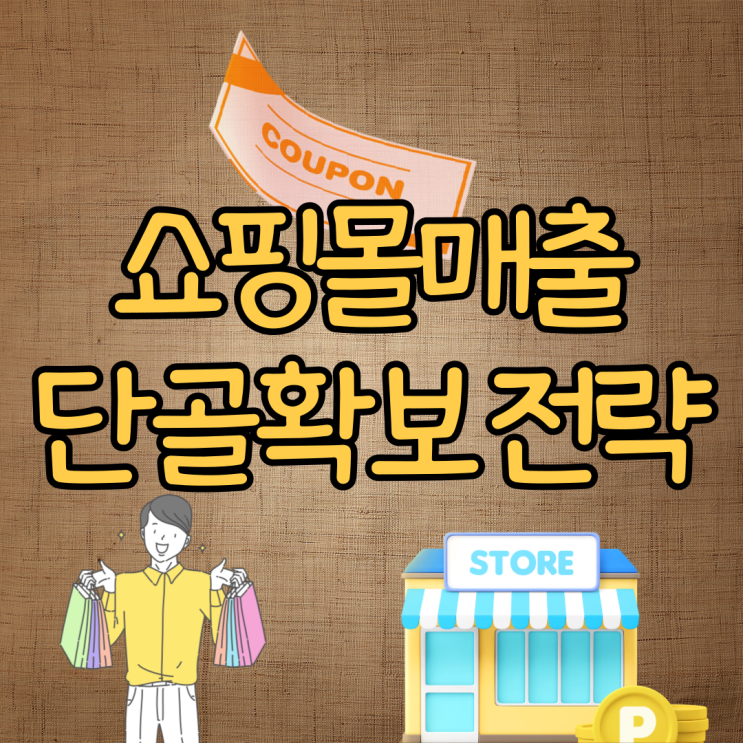  쇼핑몰사업에서 쇼핑몰매출 향상 성공적인 운영 관리