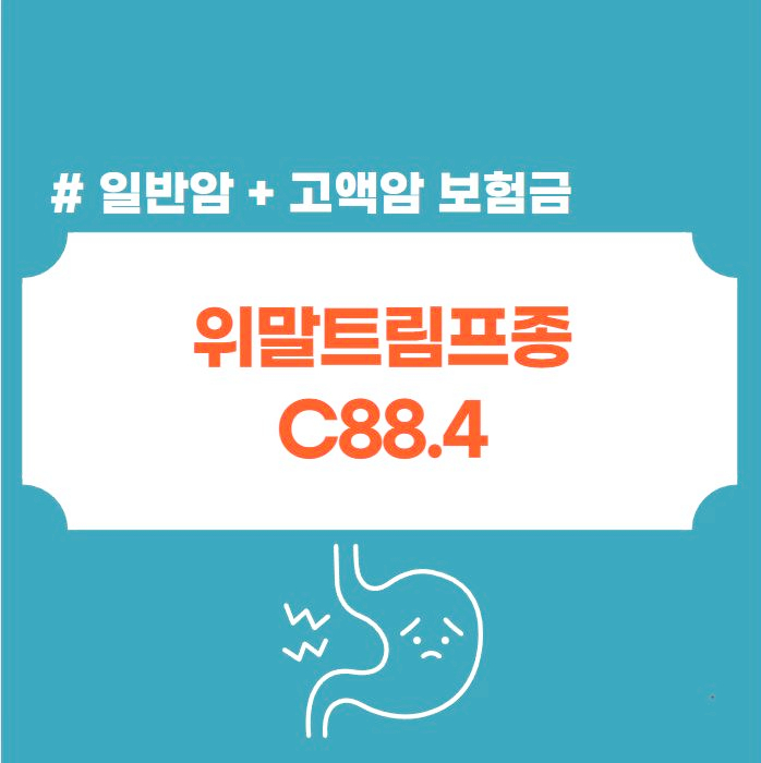 위말트림프종 Gastric MALT lymphoma C88.4 암보험금