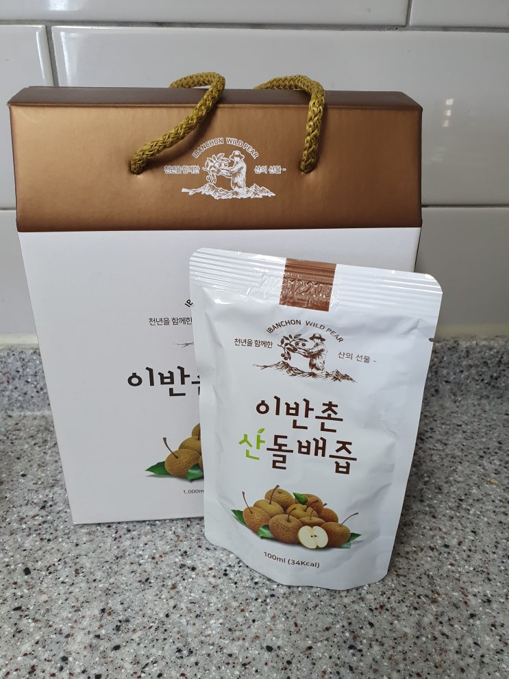  잔기침에 좋은 음식 이반촌 산돌배즙