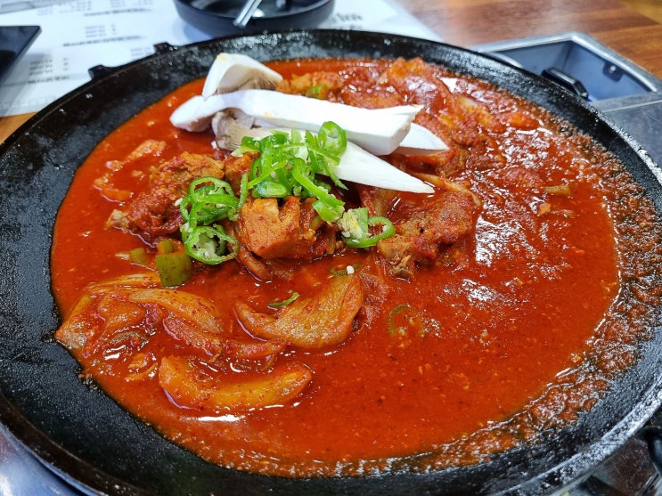 [순천 갈비찜]매운 갈비찜 먹고 싶을 땐, 백두산 갈비