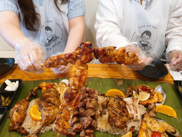 [부산대 맛집] 1인 1닭다리 필리핀 바베큐 최애 맛집; 부들파이터 부산대점