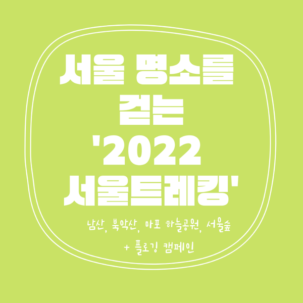  2년 만에 대면 행사로 다시 찾아온 서울 트레킹 (& 플로깅 캠페인)