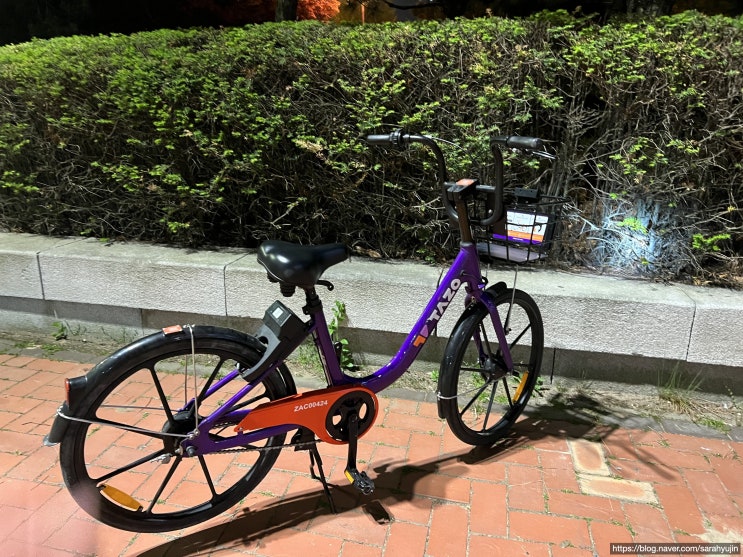 타조 공유 자전거 사용법,이용요금 (송도센트럴파크 산책다녀왔어요)