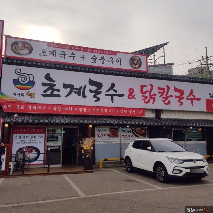  일산설문동) 여름 별미 '미사리 밀빛 초계국수' - 퍼스트 가든 근처 맛집