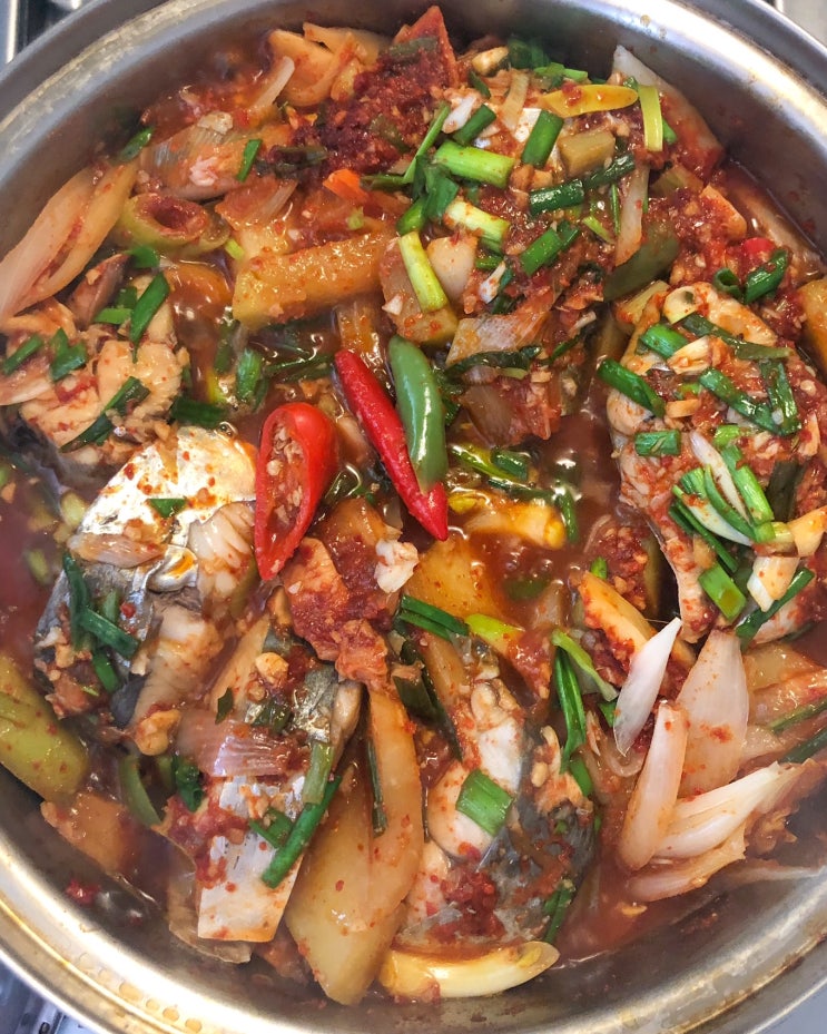  뭉근하게 조려낸 삼치 조림으로 저녁상 완성, 양념장, 손질법