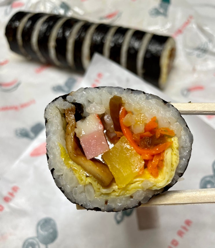  상수역 분식집 참바른김밥 메뉴, 가격 : 내돈내산 다이어트 김밥