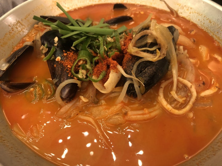  건대입구 사골육수 짬뽕집 " 뽕사부 "