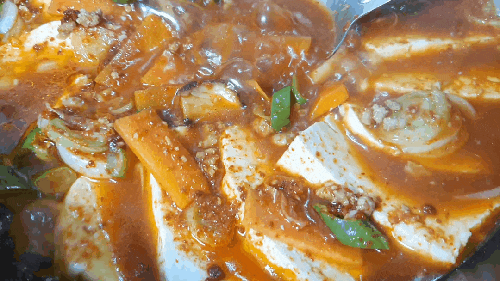  두부전골 레시피 일품요리 두부찌개