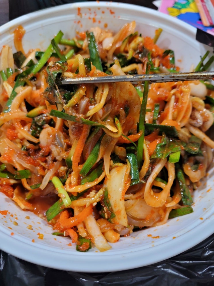  [산오징어양푼무침] 예산/내포 회무침 정말 맛있어... 술안주로 최고야..