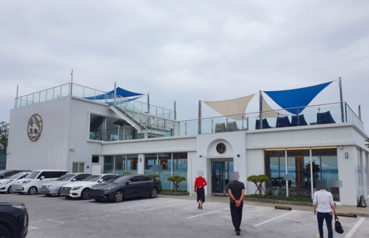  사천카페 포토존 오션뷰 송포 1357 탐방후기