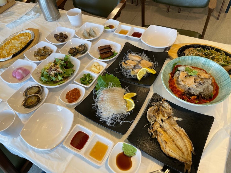  전라남도 완도/바다보면서 전복요리 완도한상/상화식당