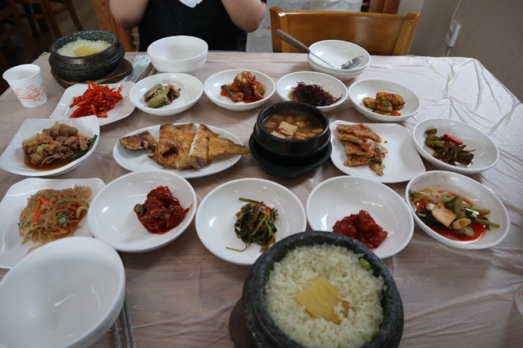  속초 엑스포타워 근처 약수돌솥정식 돌솥밥 백반 맛집 우성옥