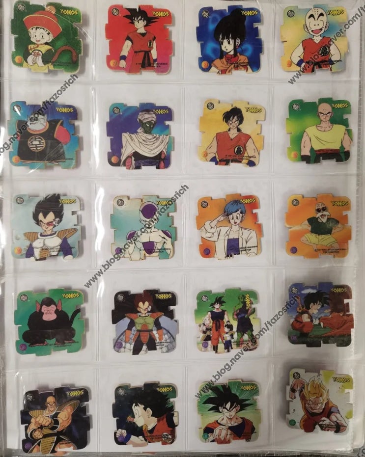  1997 Sabritas Yokos Dragonball Z Tazos complete collection of 50/50