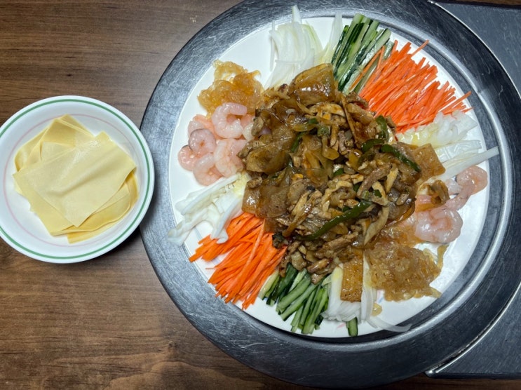  양장피밀키트 우디아리 홈파티 메뉴 추천해요