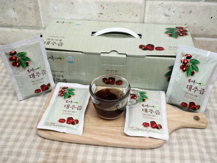  대추즙 밀양대추 함유 대추지예 건강즙 추천해요