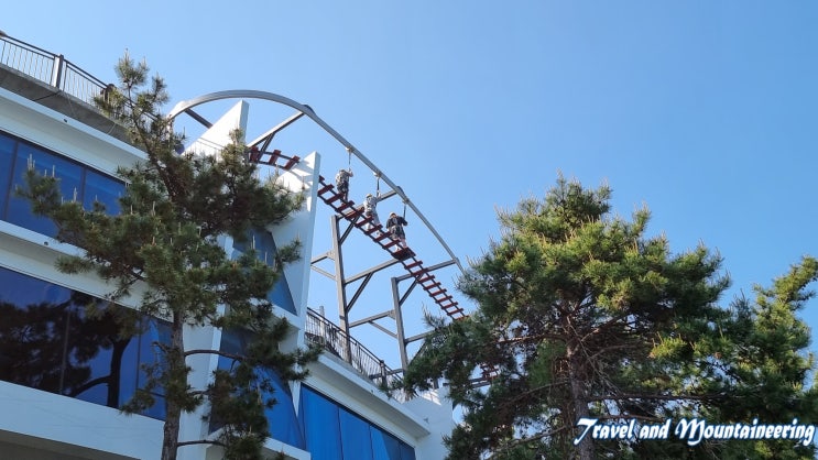  여수 예술랜드에서 타보는 짚코스터