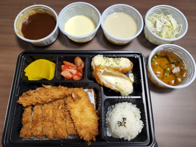  양산 중부동 가성비 좋은 맹쉐프 1970 경양식 돈까스 모듬 정식 포장 후기(내돈내산, 객관적 평가)