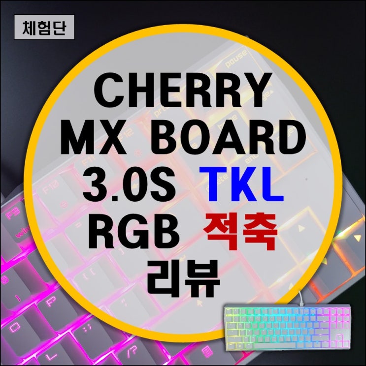 텐키리스로 돌아온 CHERRY MX BOARD 3.0S TKL RGB 적축 리뷰 텐키리스로 돌아온 CHERRY MX BOARD 3.0S TKL RGB 적축 리뷰