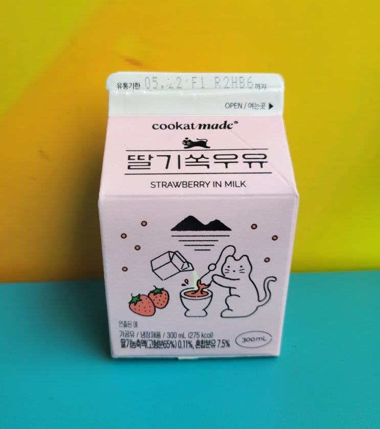 딸기찹쌀떡의 맛이 우유로? - 쿠캣 딸기쏙우유 - 편의점신제품 내돈내산 솔직리뷰 딸기찹쌀떡의 맛이 우유로? - 쿠캣 딸기쏙우유 - 편의점신제품 내돈내산 솔직리뷰