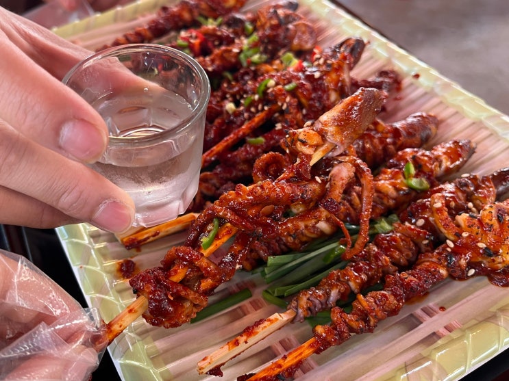 여수 낭만포차거리 맛집 낭만여우 낙지호롱이 JMT 여수 낭만포차거리 맛집 낭만여우 낙지호롱이 JMT