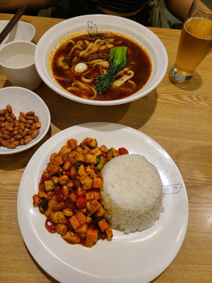 [맛집] 건대입구 송화산시도삭면