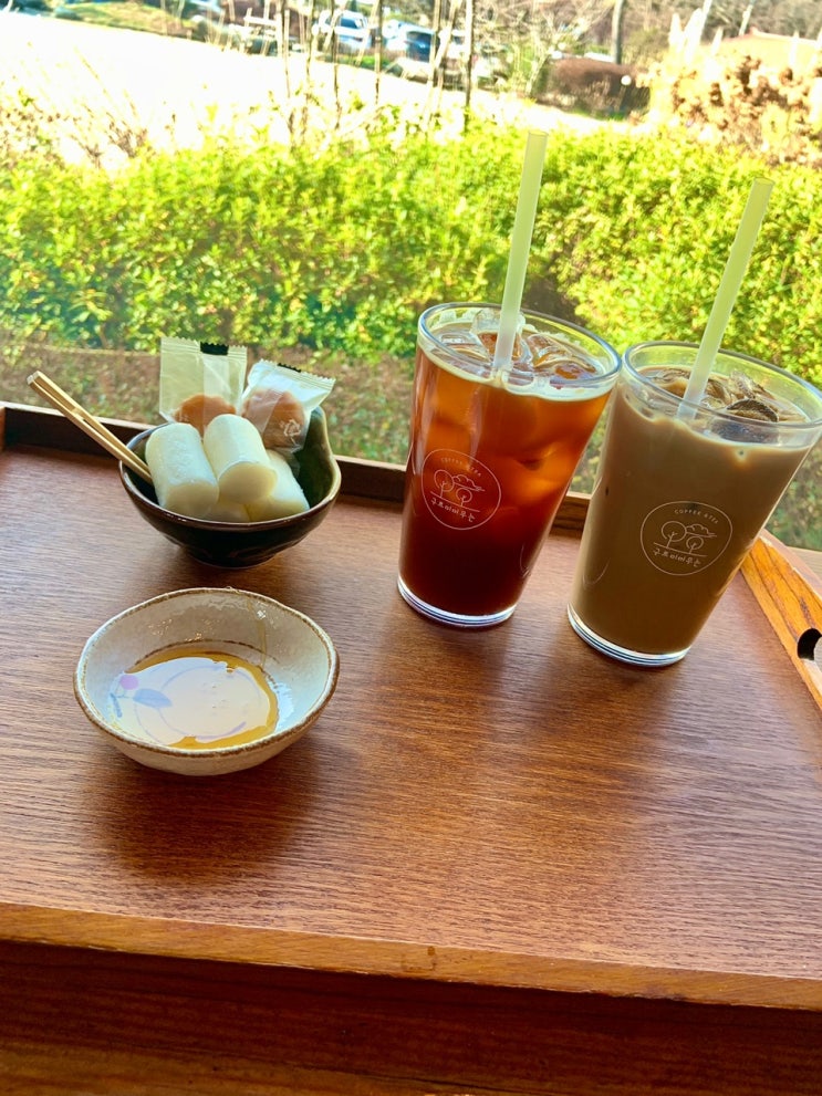  [전남 장성 맛집] 구르미머무는 한옥 카페에 가서 시원한 아메리카노에 가래떡 구이 먹으실??